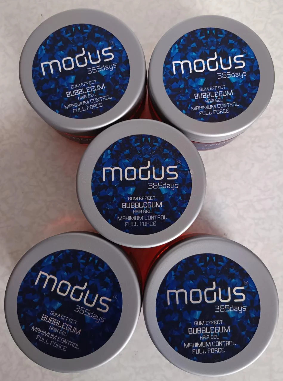 Lot de 5 Gels cheveux Modus 365 Bubble-gum 250ml
